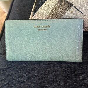 Kate Spade Aphrodite Peddled Leather Slim Bifold Wallet